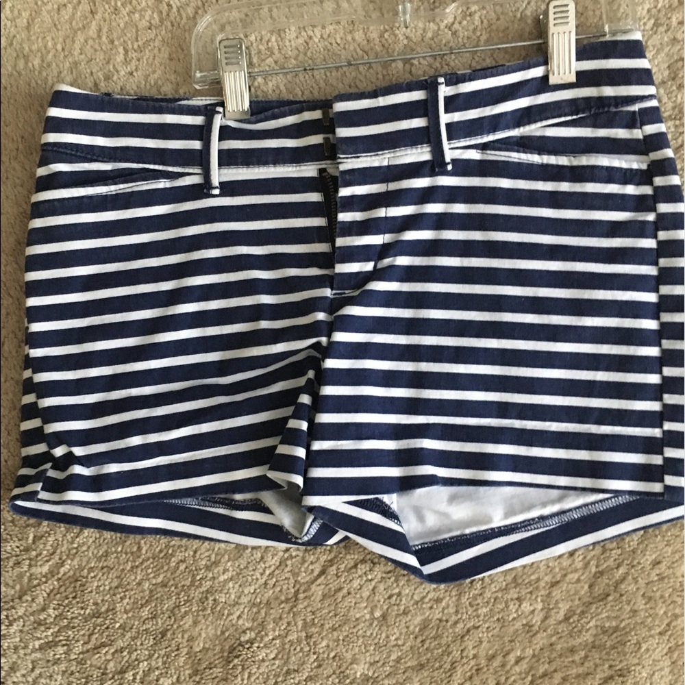 Old Navy Blue and navy striped shorts